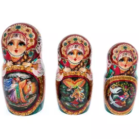 Матрешка на 30 мест "Сказки" 45 см