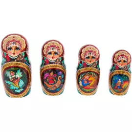 Матрешка на 30 мест "Сказки" 45 см
