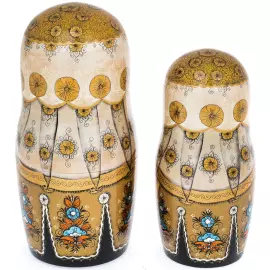 Матрешка на 15 мест "Зимняя" 33 см