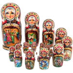 Матрешка на 30 мест "Сказки" 45 см
