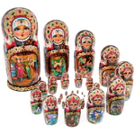 Матрешка на 30 мест "Сказки" 45 см