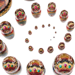 Матрешка на 30 мест "Сказки" 45 см