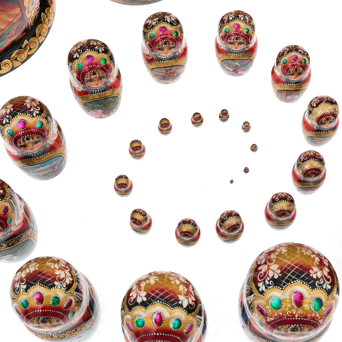 Matryoshka doll for 30 places "Fairy Tales" 45 cm
