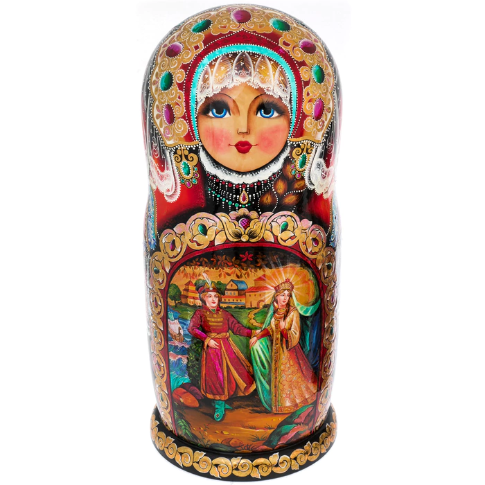 Matryoshka doll for 30 places "Fairy Tales" 45 cm