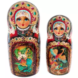 Матрешка на 30 мест "Сказки" 45 см