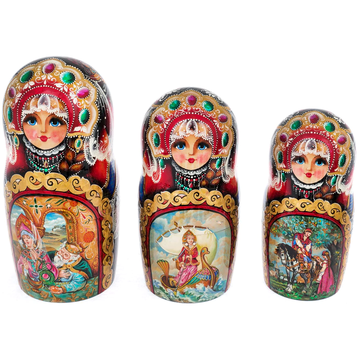 Matryoshka doll for 30 places "Fairy Tales" 45 cm