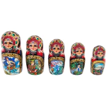 Матрешка на 30 мест "Сказки" 45 см