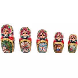 Матрешка на 30 мест "Сказки" 45 см