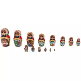 Матрешка на 30 мест "Сказки" 45 см