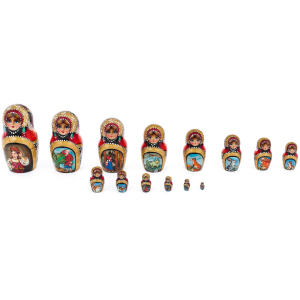 Матрешка на 30 мест "Сказки" 45 см