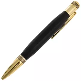 Ручка из мореного дуба "Byron" в футляре, позолота