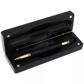 Ручка из мореного дуба "Byron" в футляре, позолота