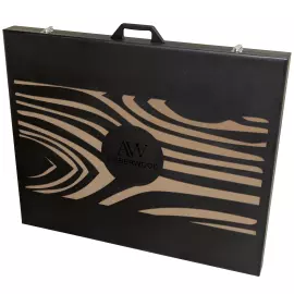 Панно декоративное из янтаря "Карпы кои"