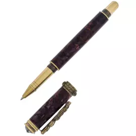 Ручка-роллер из капа клёна "Ленивец"