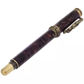 Ручка-роллер из капа клёна "Ленивец"