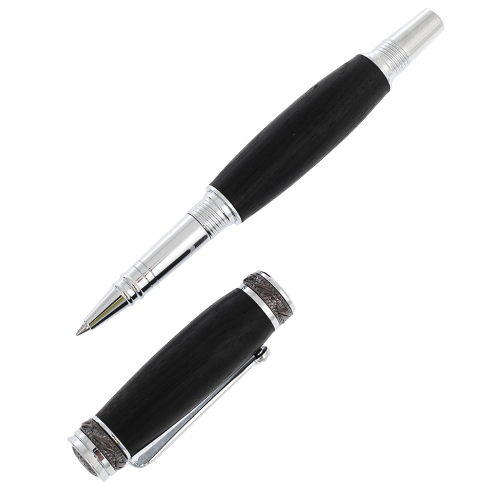 Fountain pen made of stained oak "Premier" in a case