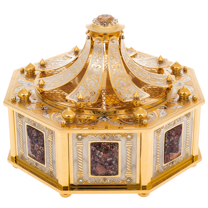 Box with jasper "Tent" Zlatoust