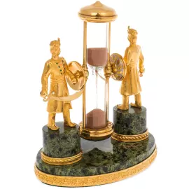 Часы песочные на змеевике "Пески времени" на 1 минуту, Златоуст