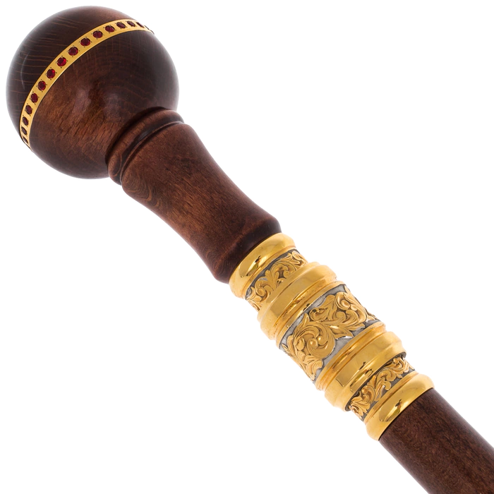 Walking stick with stiletto "Classic" Zlatoust