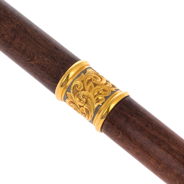 Walking stick with stiletto "Classic" Zlatoust