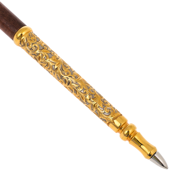 Walking stick with stiletto "Classic" Zlatoust