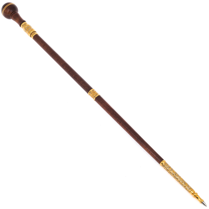 Walking stick with stiletto "Classic" Zlatoust