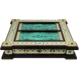 Нарды из малахита "Монолит" Златоуст Нарды из малахита "Монолит" Златоуст