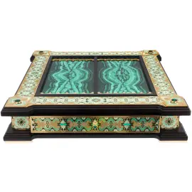 Нарды из малахита "Монолит" Златоуст Нарды из малахита "Монолит" Златоуст