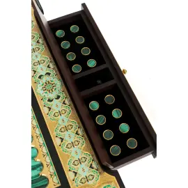 Нарды из малахита "Монолит" Златоуст Нарды из малахита "Монолит" Златоуст