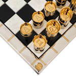 Шахматы из мрамора и долерита "Монарх" Златоуст