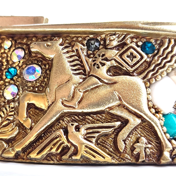 Horseshoe for luck and abundance "Amazonite"