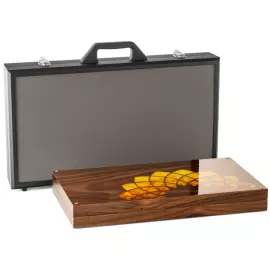 Нарды из ореха и янтаря "Орнамент"