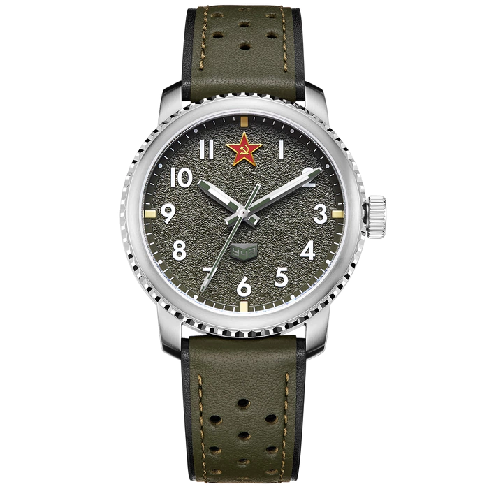 The UCHZ Heritage 1945 wristwatch. Katyusha" in a gift case