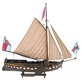 The ship made of stained oak "Boat of Peter the Great"