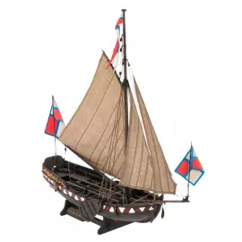 The ship made of stained oak "Boat of Peter the Great"