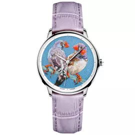 Наручные часы "УЧЗ ART Этника 8721" с ручной вышивкой