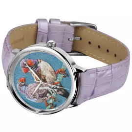 Наручные часы "УЧЗ ART Этника 8721" с ручной вышивкой