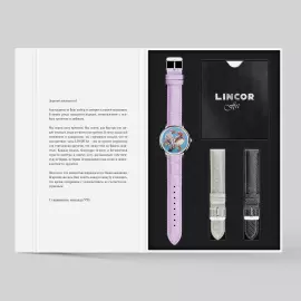 Наручные часы "УЧЗ ART Этника 8721" с ручной вышивкой