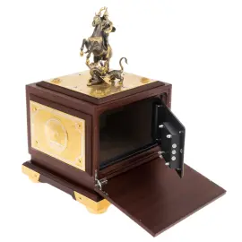 Сейф украшенный "Георгий Победоносец" большой, Златоуст