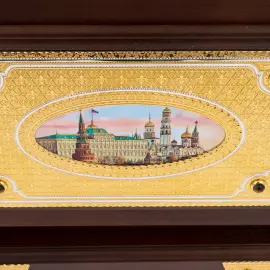 Сейф украшенный "Георгий Победоносец" большой, Златоуст