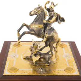 Сейф украшенный "Георгий Победоносец" большой, Златоуст