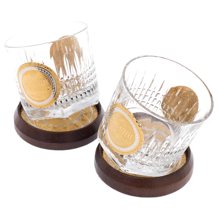 Whiskey set "From Russia with love" for 2 persons, Zlatoust