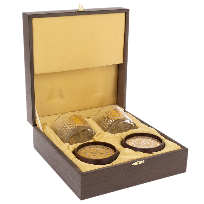 Whiskey set "From Russia with love" for 2 persons, Zlatoust