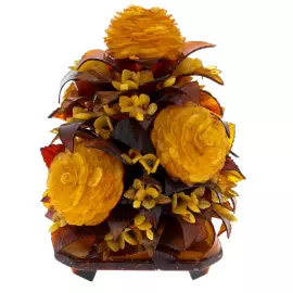 Икебана из янтаря "Саппоро" малая