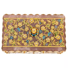 Ларец из розового кварца "Нежность" Златоуст