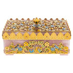 Rose quartz casket "Tenderness" Zlatoust