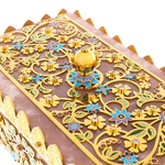 Rose quartz casket "Tenderness" Zlatoust