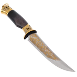 Набор для водки "Рысь" с ножом, на 3 персоны, Златоуст