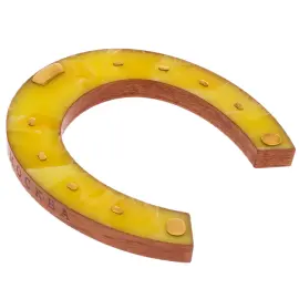 Сувенир из янтаря "Янтарная подкова. Москва" в подарочном футляре