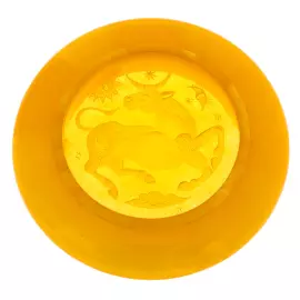 Шкатулка из янтаря "Бык"